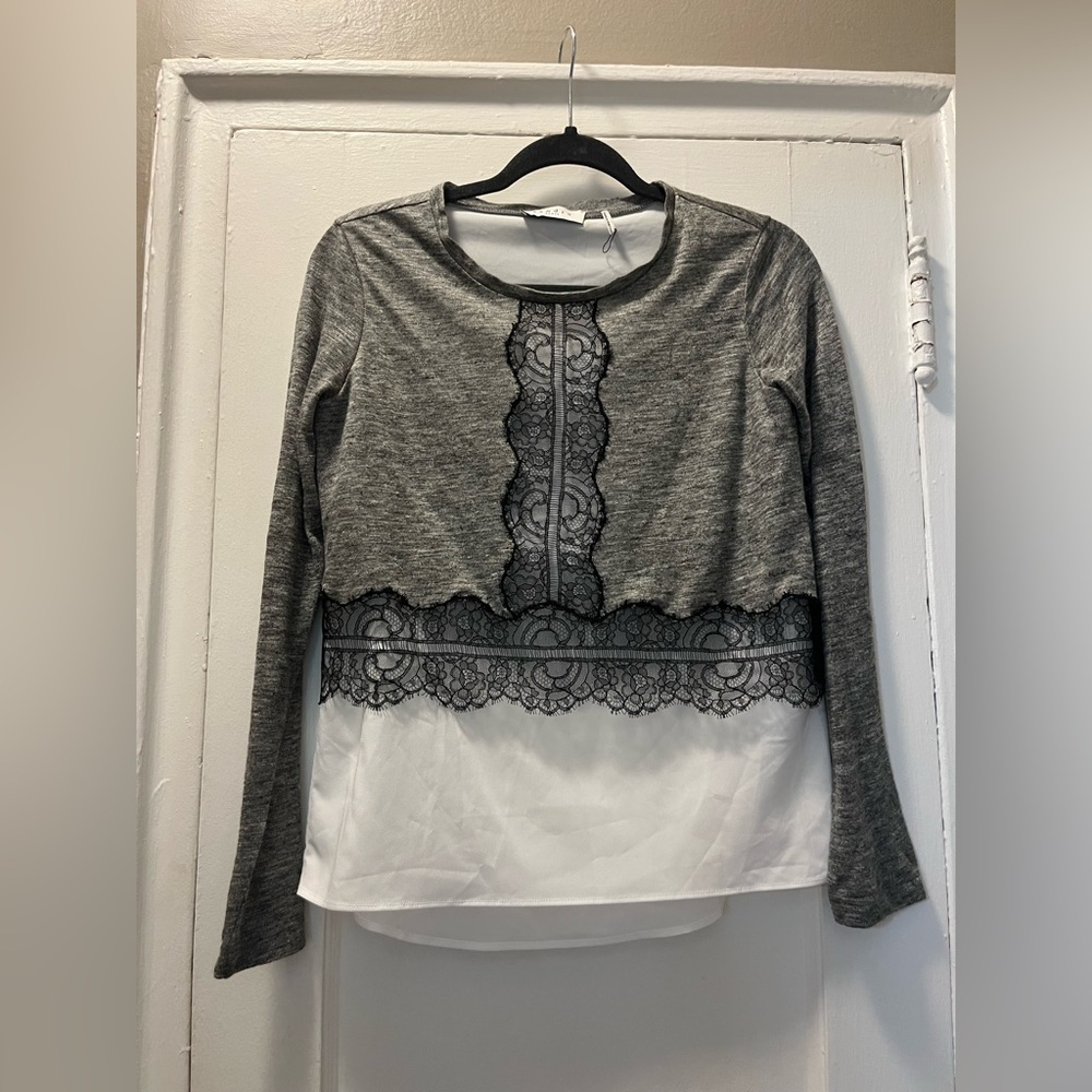 Sandro Paris Layered Blouse